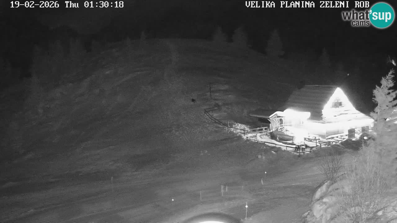 Zeleni Rob | Web kamera Velika Planina