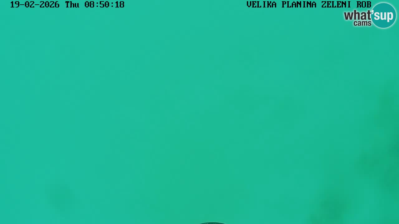 Zeleni Rob | Webcam en vivo Velika Planina