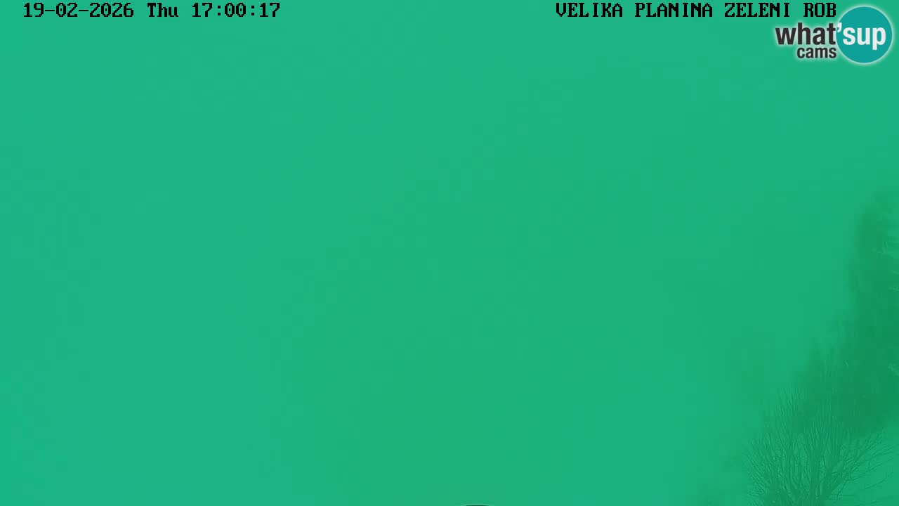 Zeleni Rob – Webcam live | Velika Planina