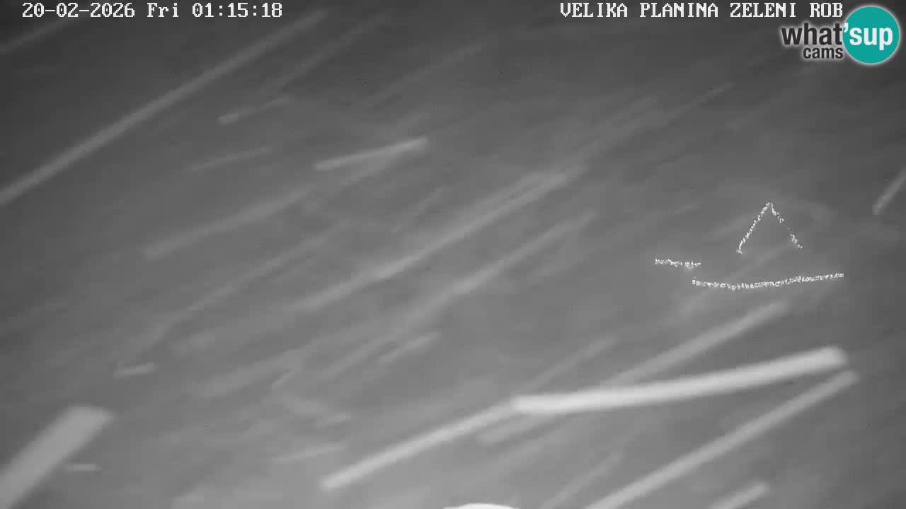Zeleni Rob – kamera v živo | Velika Planina