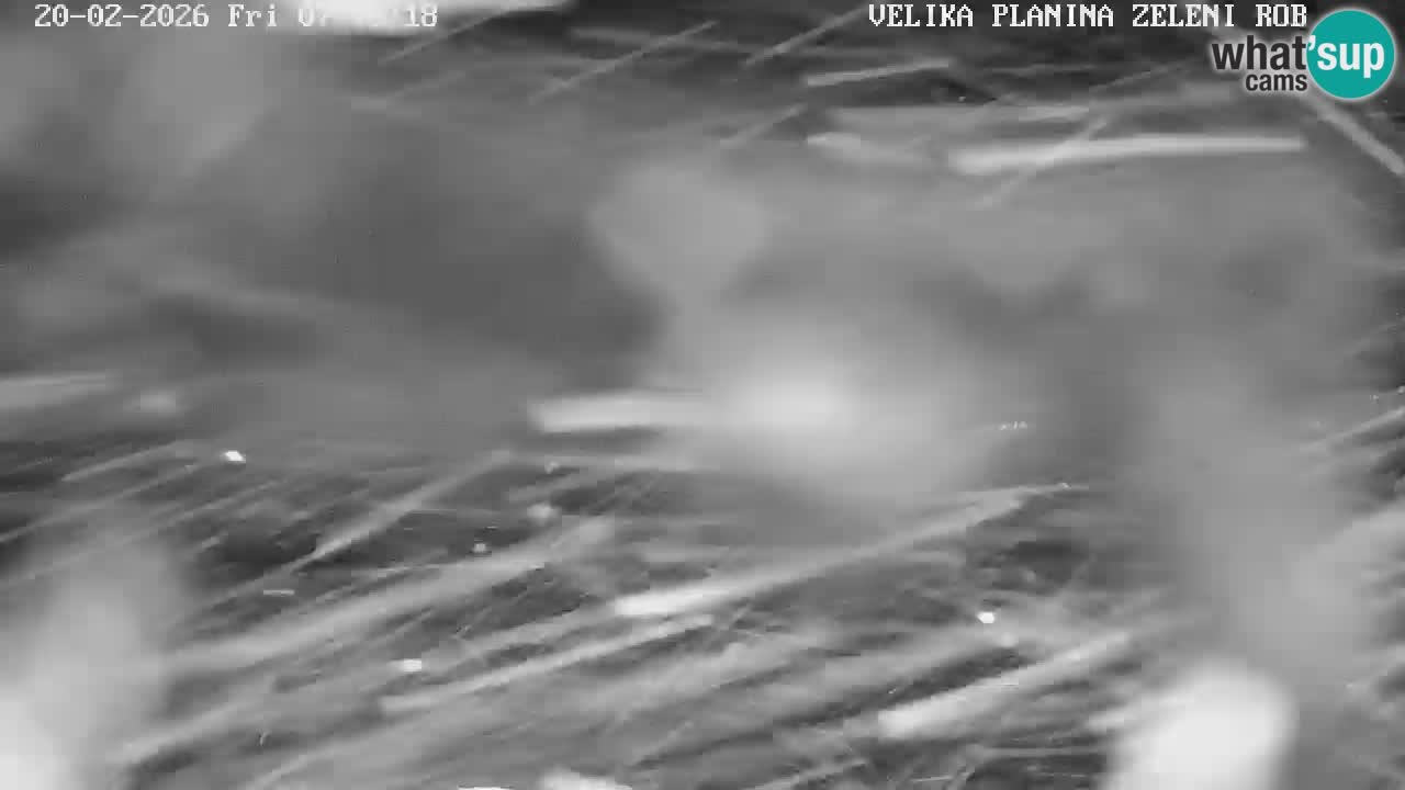 Zeleni Rob | Webcam en vivo Velika Planina