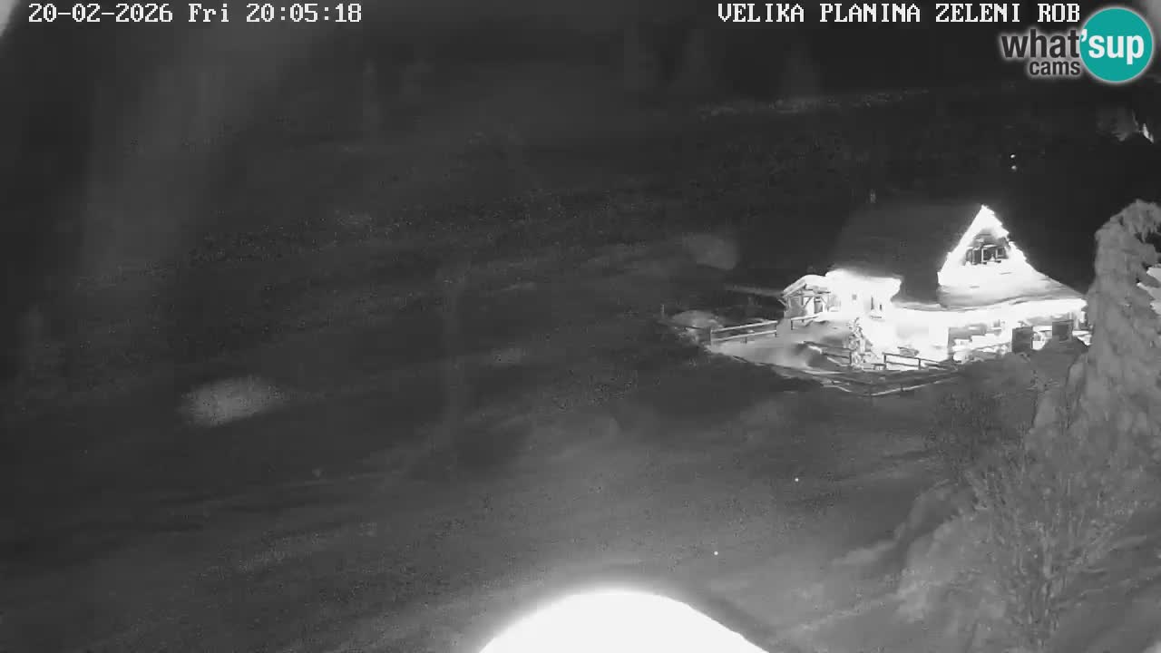 Zeleni Rob | Webcam en vivo Velika Planina