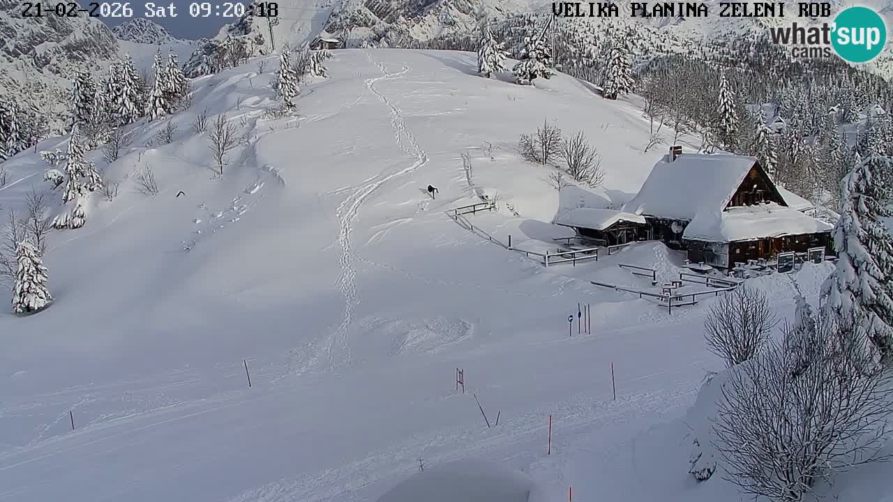 Zeleni Rob | Web kamera Velika Planina