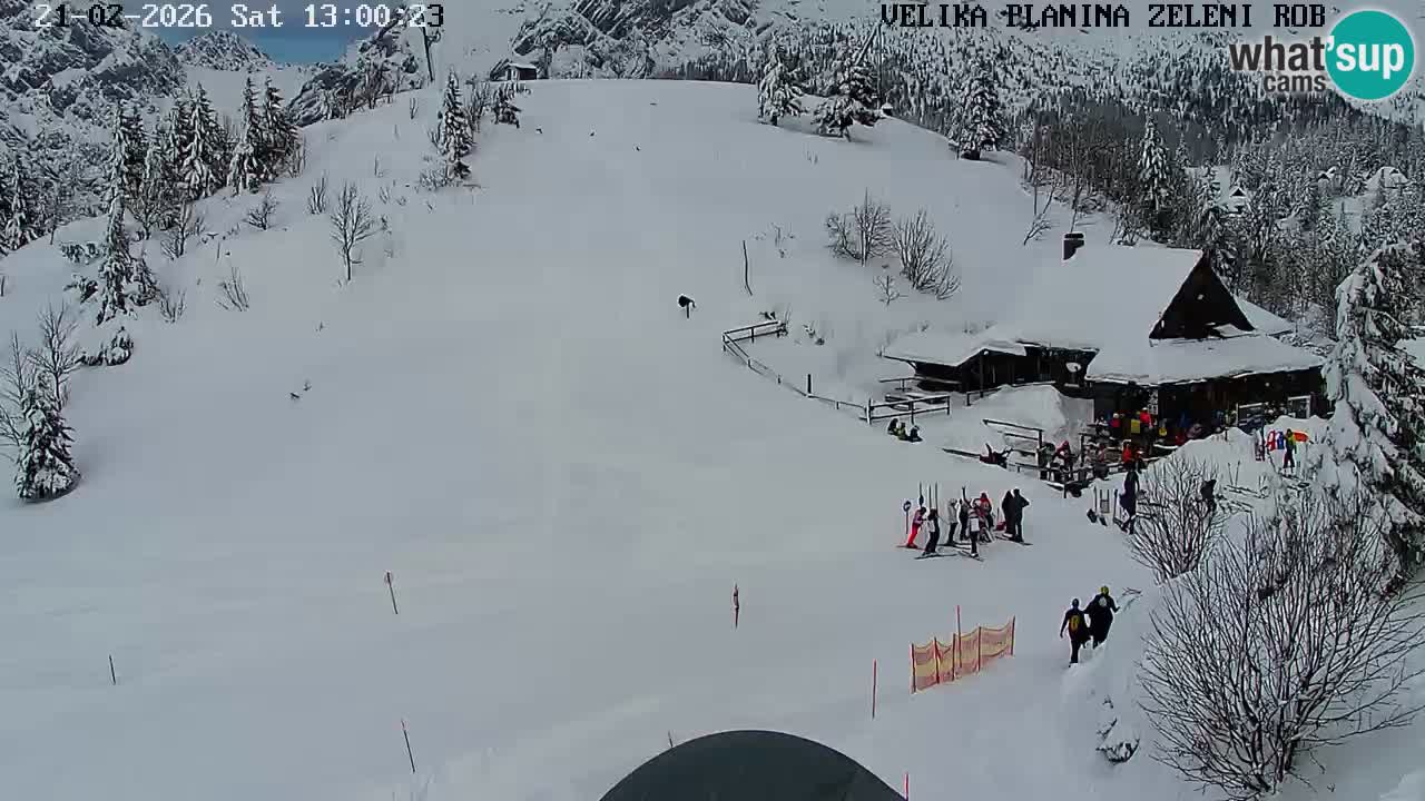 Zeleni Rob | Web kamera Velika Planina