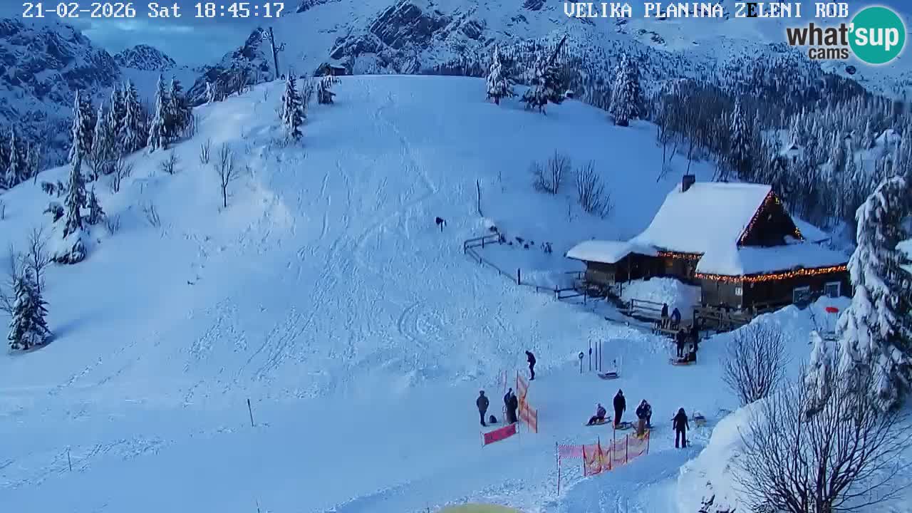 Zeleni Rob – Webcam live | Velika Planina