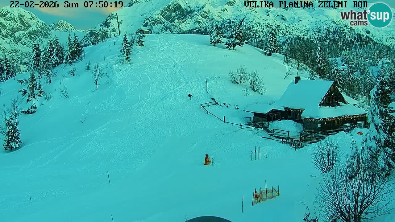 Zeleni Rob – Webcam live | Velika Planina