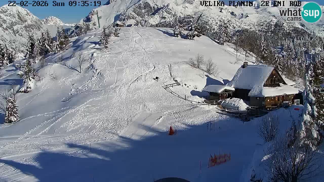 Zeleni Rob | Web kamera Velika Planina