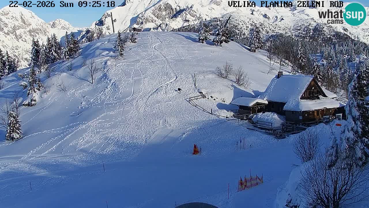 Zeleni Rob – Webcam live | Velika Planina