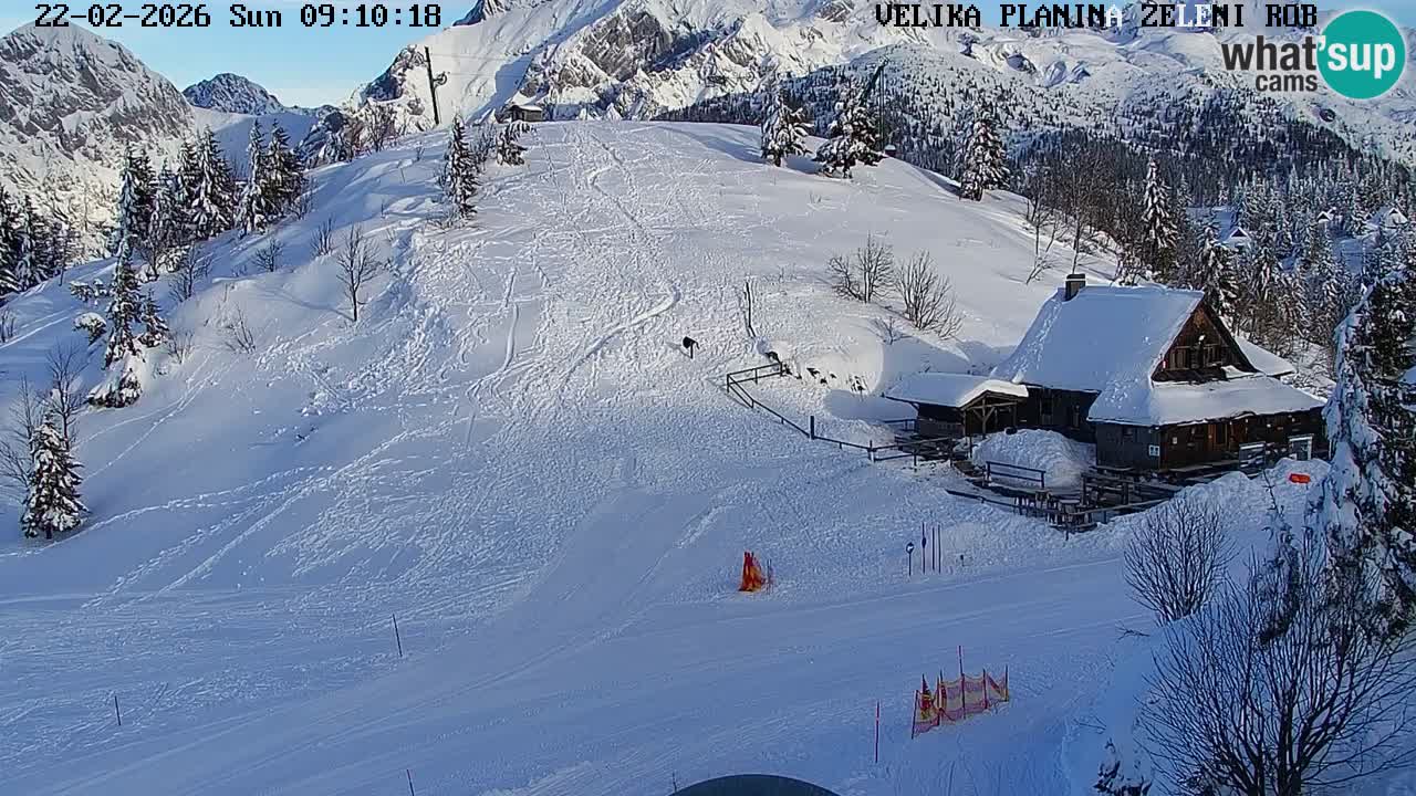 Zeleni Rob – Webcam live | Velika Planina