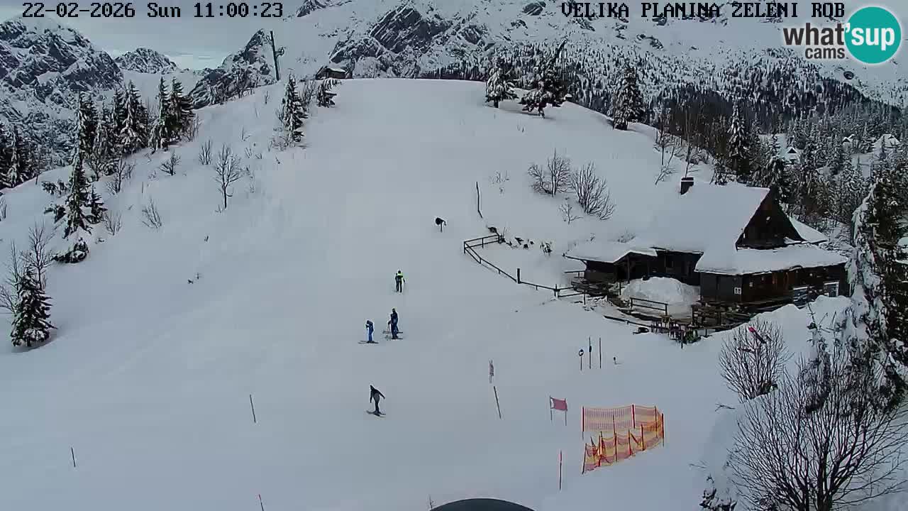 Zeleni Rob – Webcam live | Velika Planina