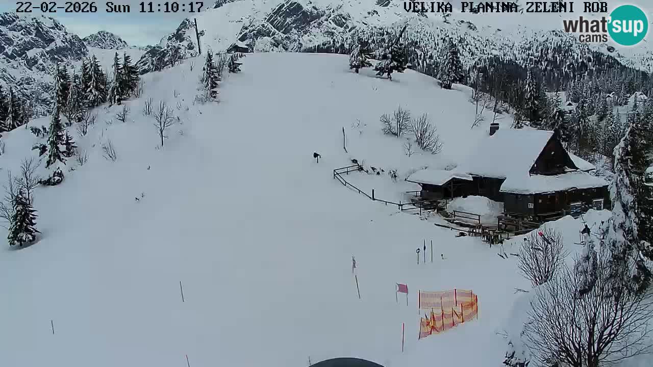 Zeleni Rob | Webcam live Velika Planina