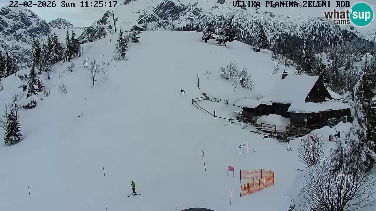 Zeleni Rob | Web kamera Velika Planina