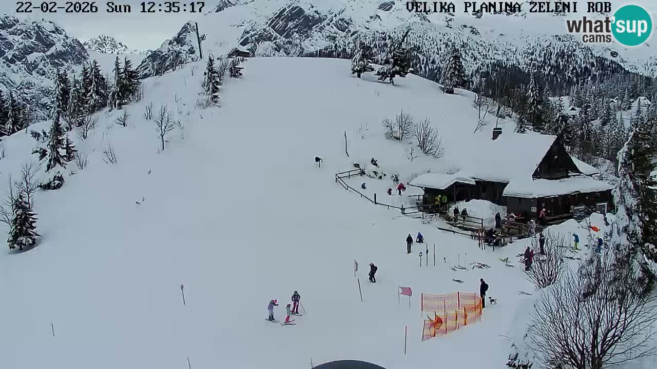 Zeleni Rob – Webcam live | Velika Planina
