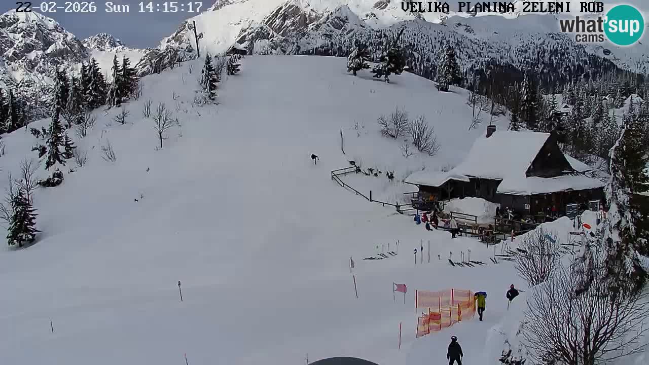Zeleni Rob | Webcam live Velika Planina