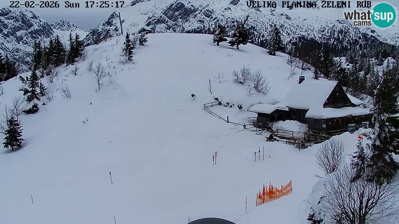 Zeleni Rob – Webcam live | Velika Planina
