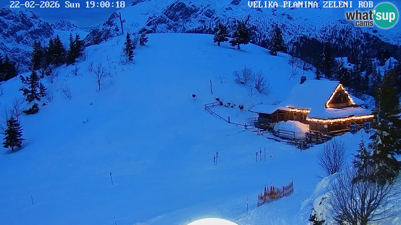 Zeleni Rob – Webcam live | Velika Planina