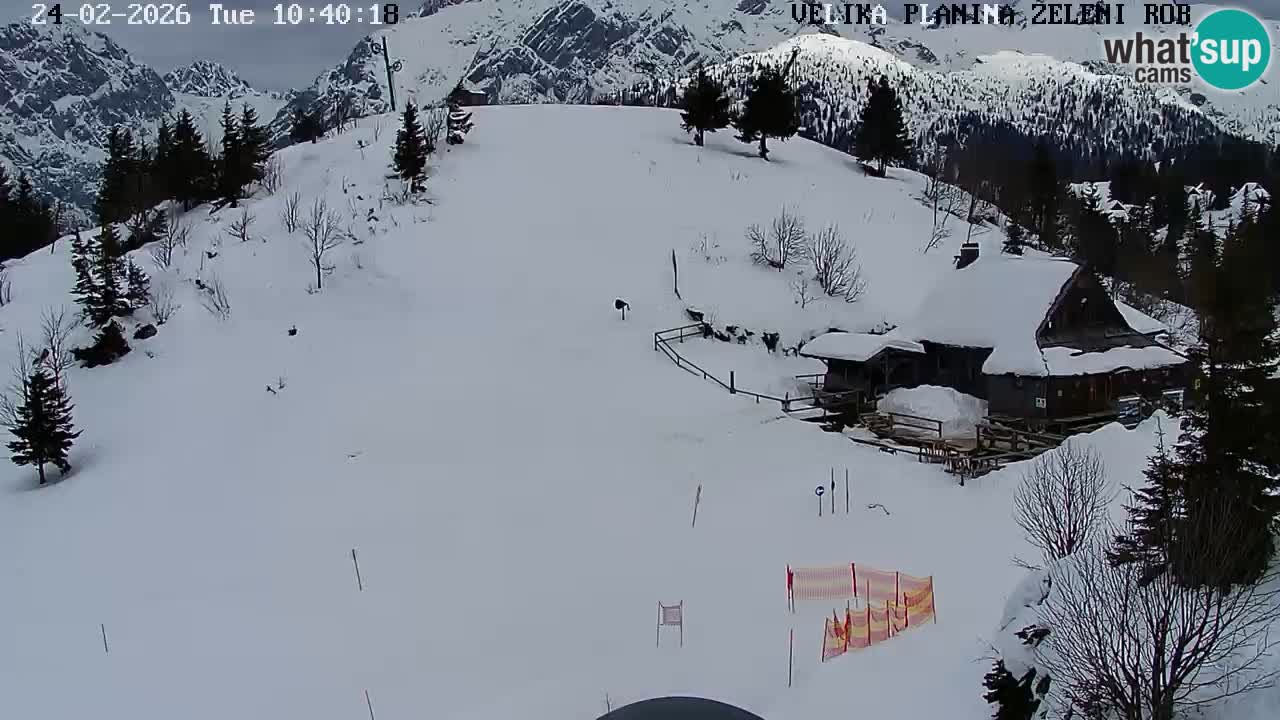 Zeleni Rob – Webcam live | Velika Planina