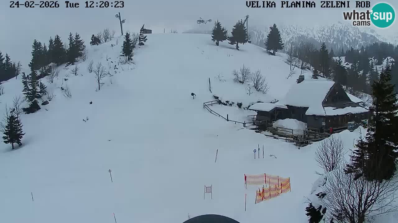 Zeleni Rob – Webcam live | Velika Planina