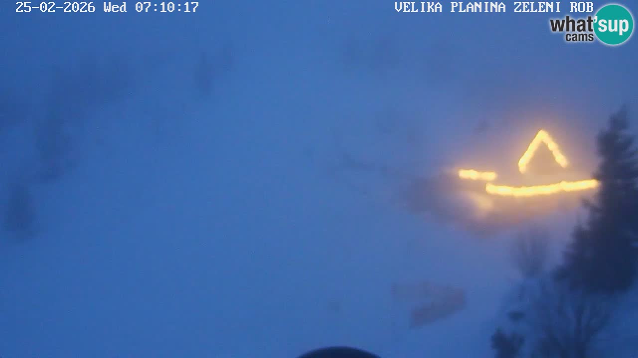 Zeleni Rob – Webcam live | Velika Planina