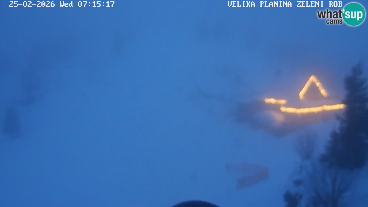 Zeleni Rob – Webcam live | Velika Planina