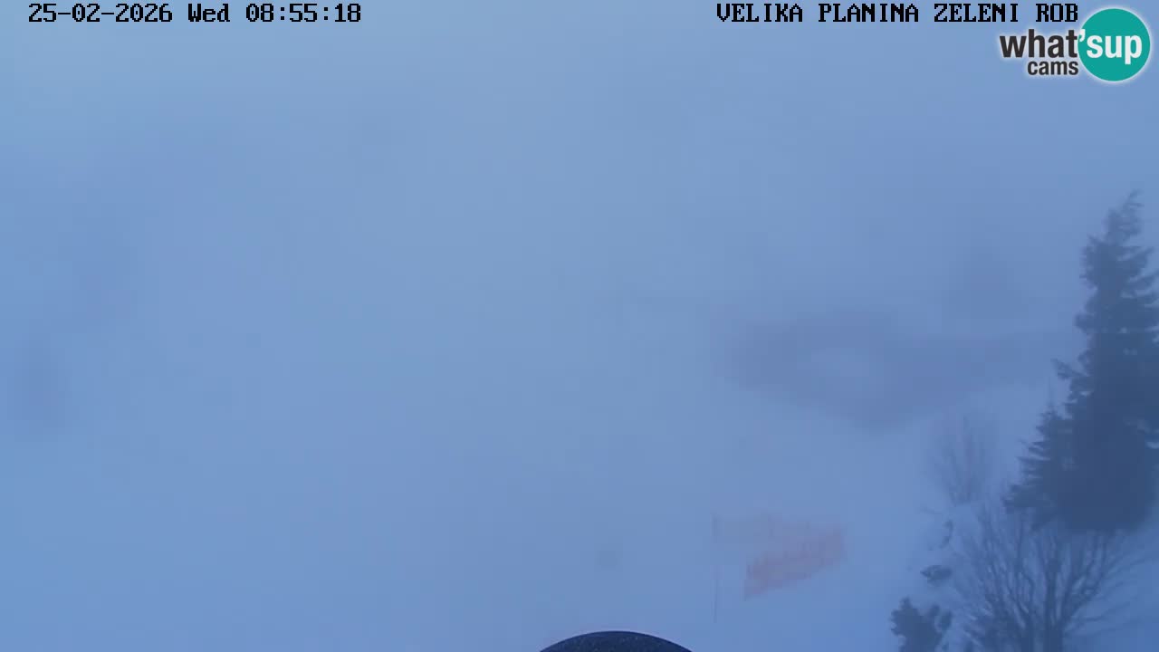 Zeleni Rob | Webcam en vivo Velika Planina