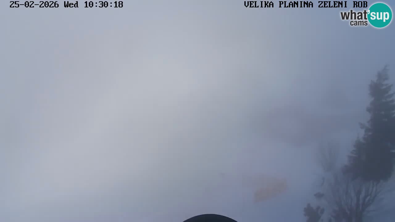 Zeleni Rob – Webcam live | Velika Planina