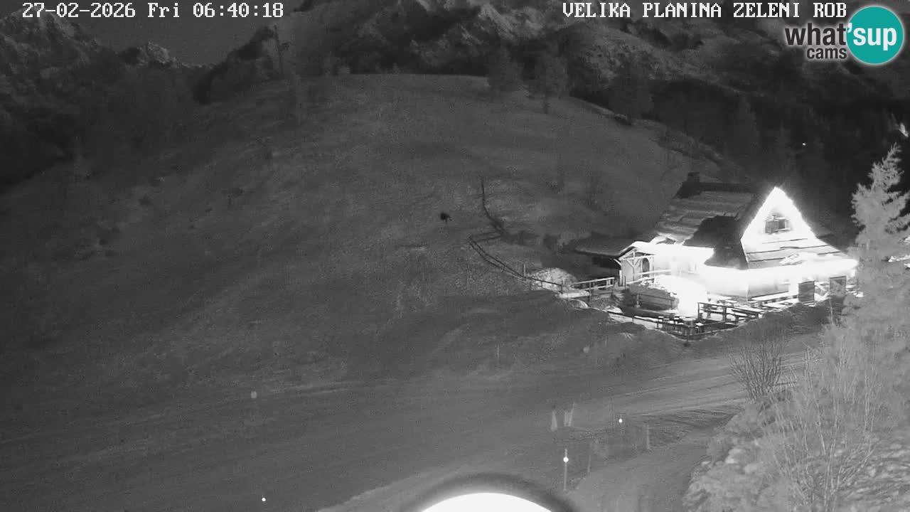 Zeleni Rob – Webcam live | Velika Planina