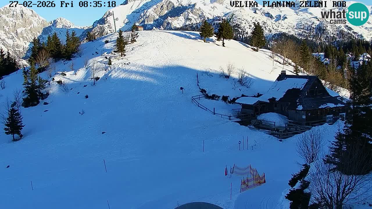 Zeleni Rob – Webcam live | Velika Planina
