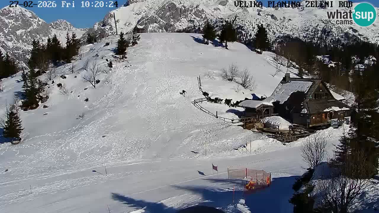 Zeleni Rob | Webcam live Velika Planina