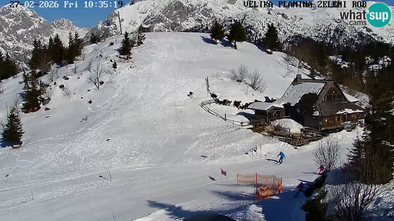 Zeleni Rob – Webcam live | Velika Planina