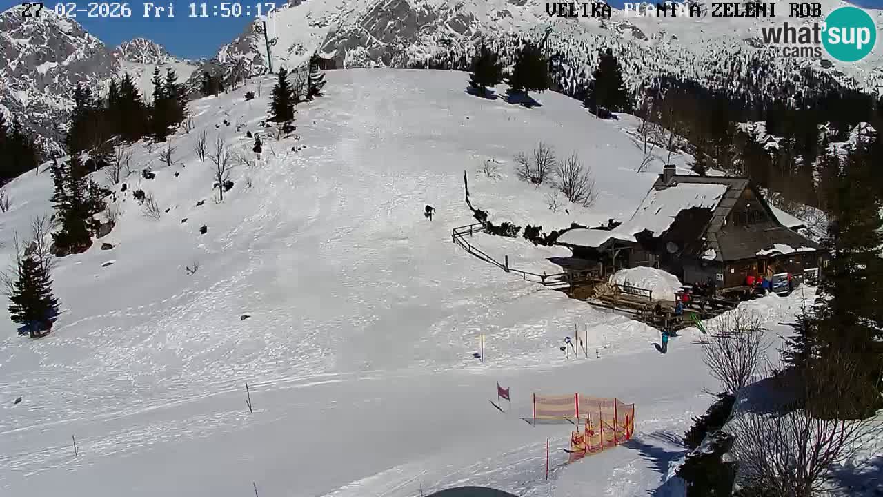 Zeleni Rob – Webcam live | Velika Planina
