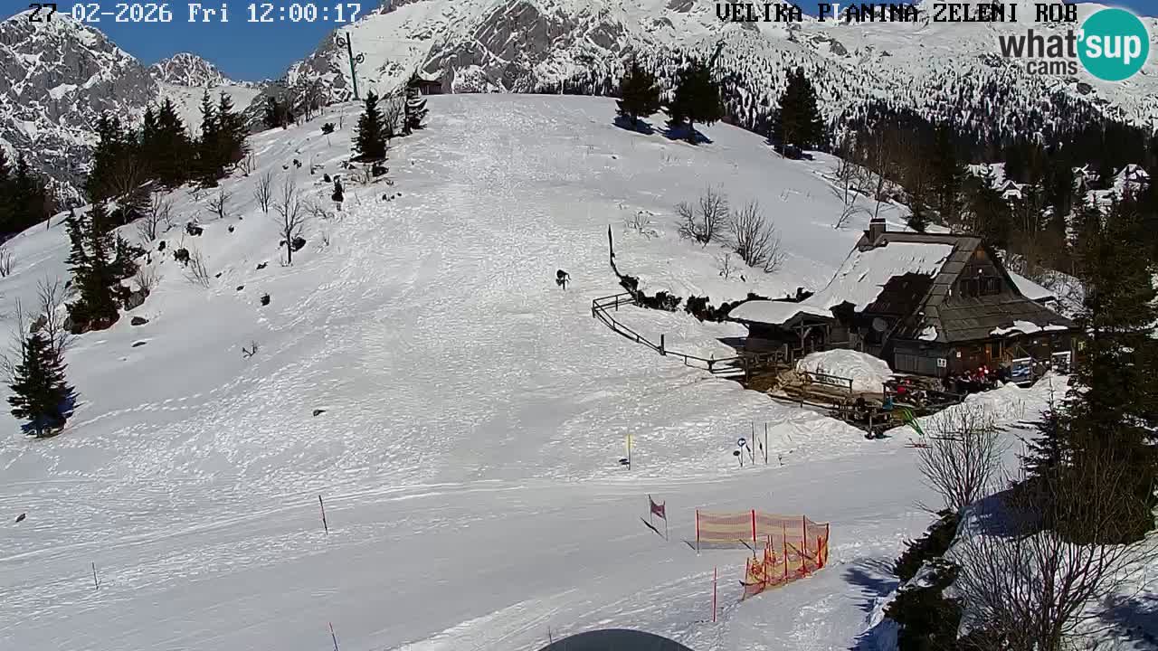 Zeleni Rob | Webcam live Velika Planina