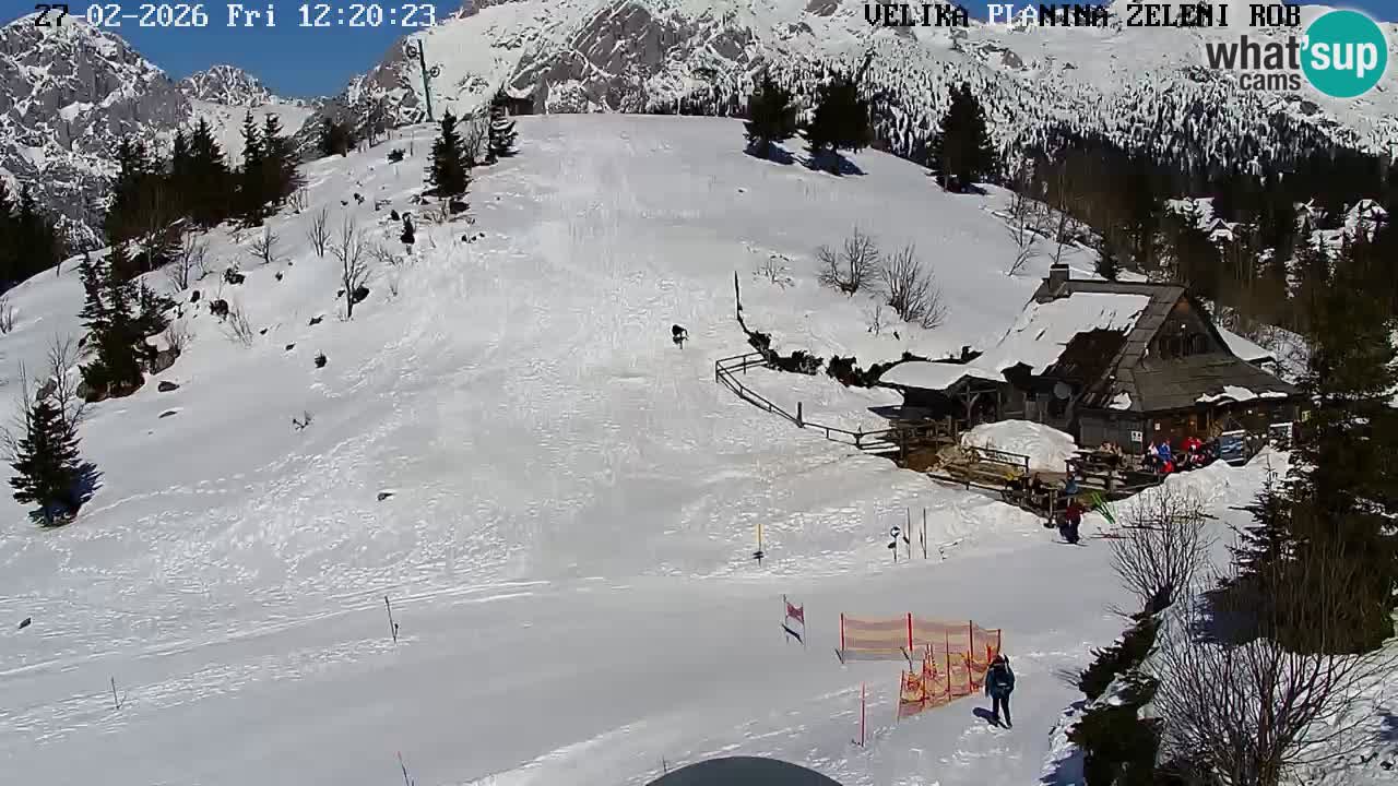 Zeleni Rob | Web kamera Velika Planina