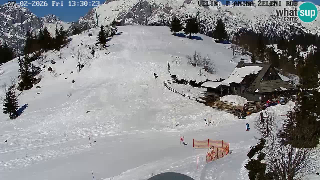 Zeleni Rob – Webcam live | Velika Planina