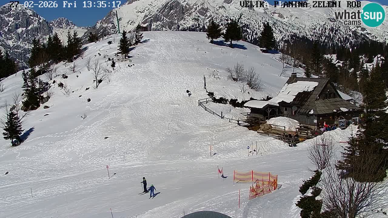 Zeleni Rob | Webcam live Velika Planina