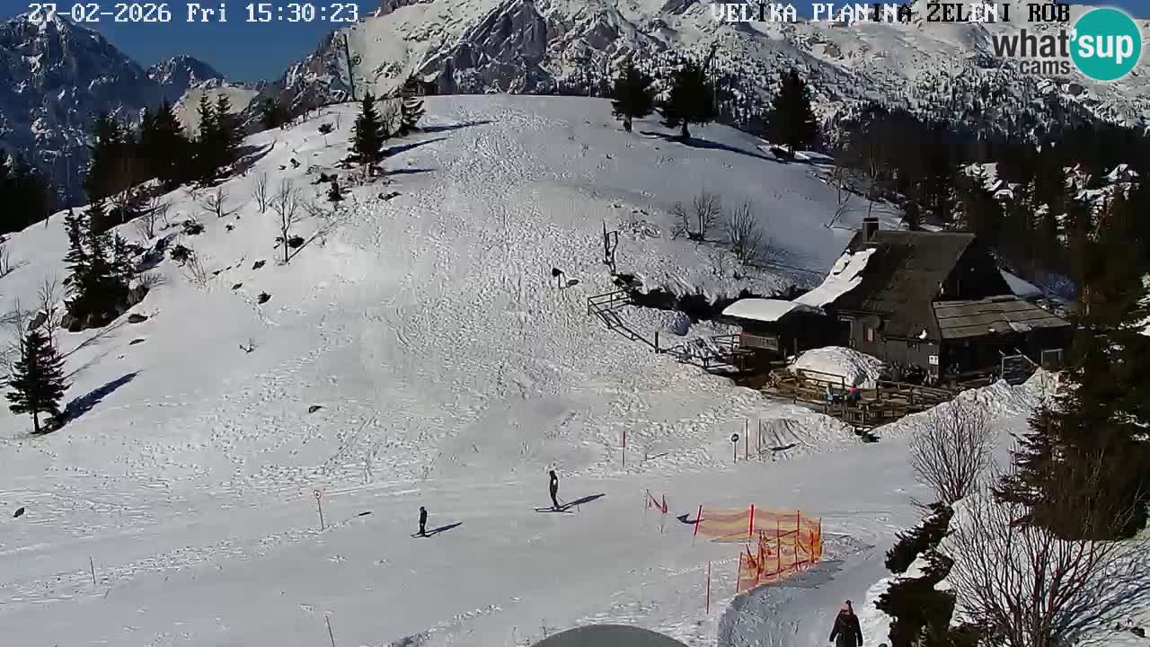 Zeleni Rob – Webcam live | Velika Planina