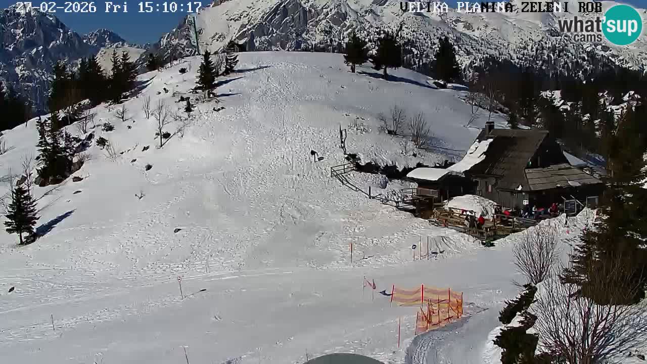 Zeleni Rob – Webcam live | Velika Planina