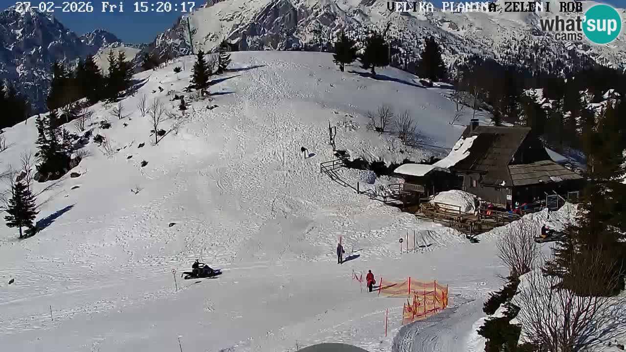 Zeleni Rob – Webcam live | Velika Planina