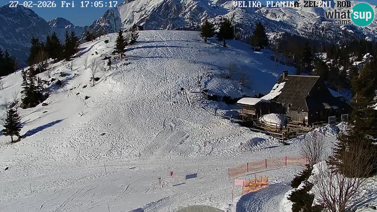 Zeleni Rob – Webcam live | Velika Planina