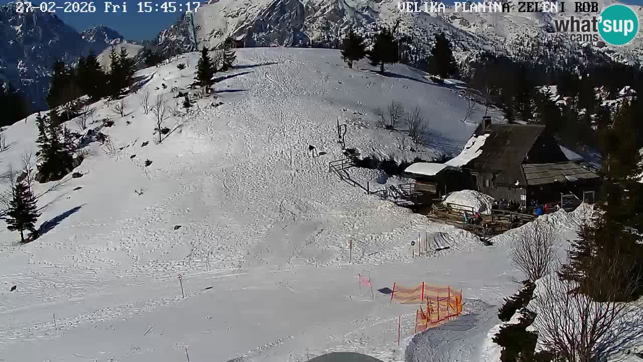 Zeleni Rob – Webcam live | Velika Planina