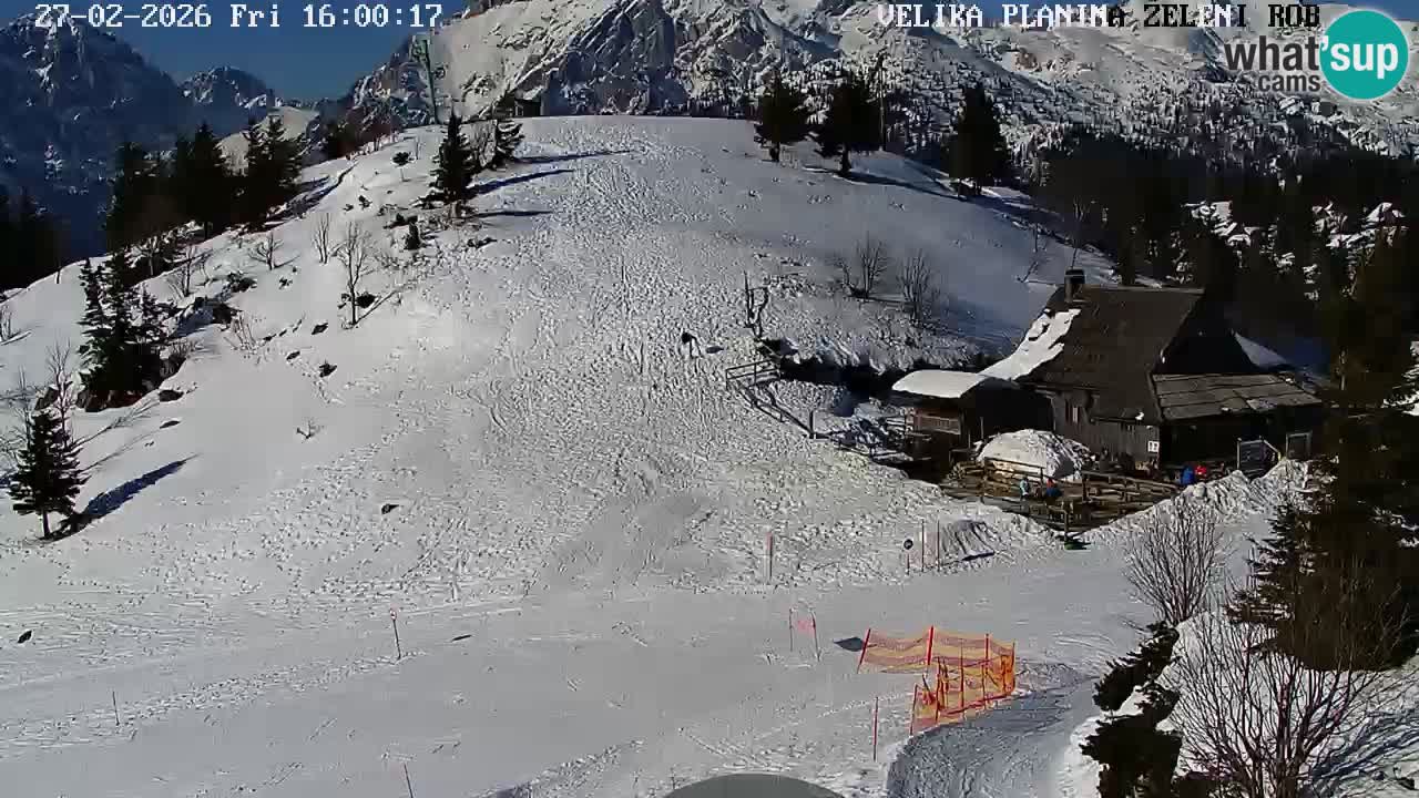 Zeleni Rob – Webcam live | Velika Planina