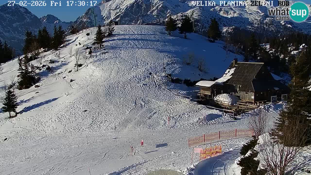 Zeleni Rob – Webcam live | Velika Planina