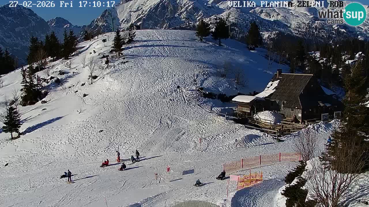 Zeleni Rob | Webcam live Velika Planina