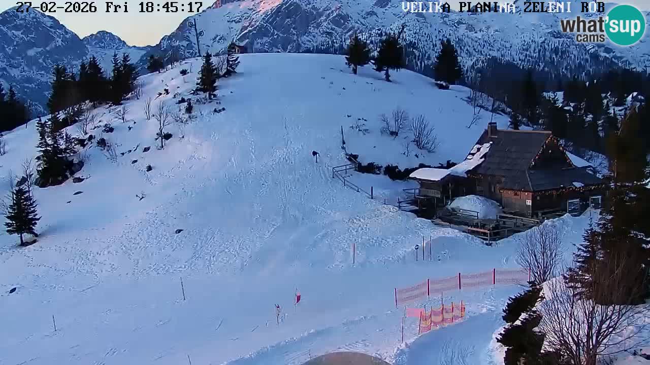 Zeleni Rob – Webcam live | Velika Planina