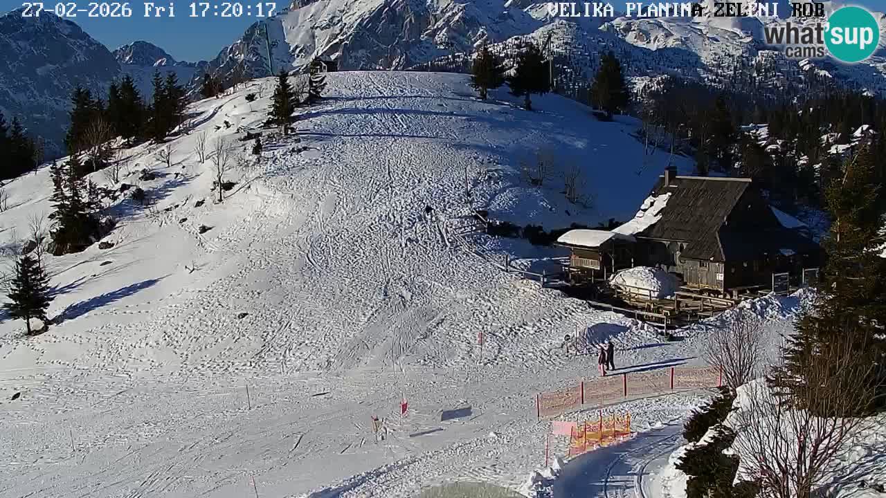 Zeleni Rob | Webcam live Velika Planina