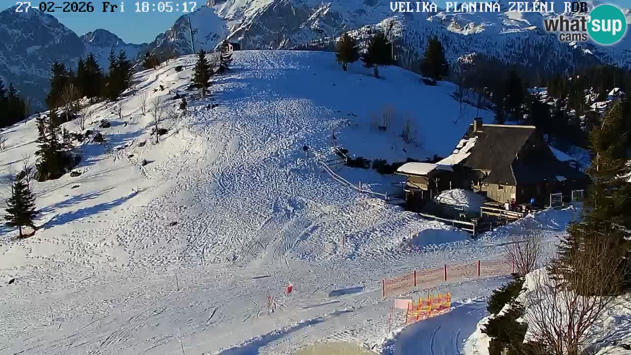 Zeleni Rob | Webcam live Velika Planina