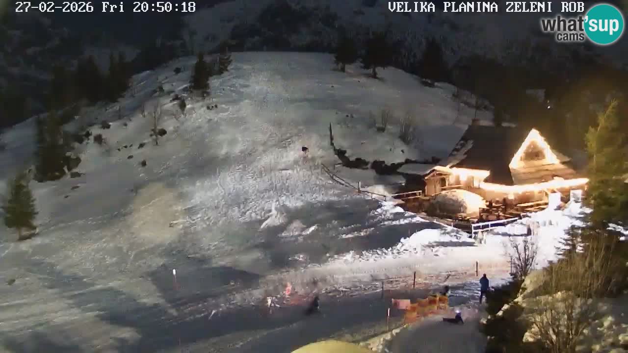 Zeleni Rob | Web kamera Velika Planina
