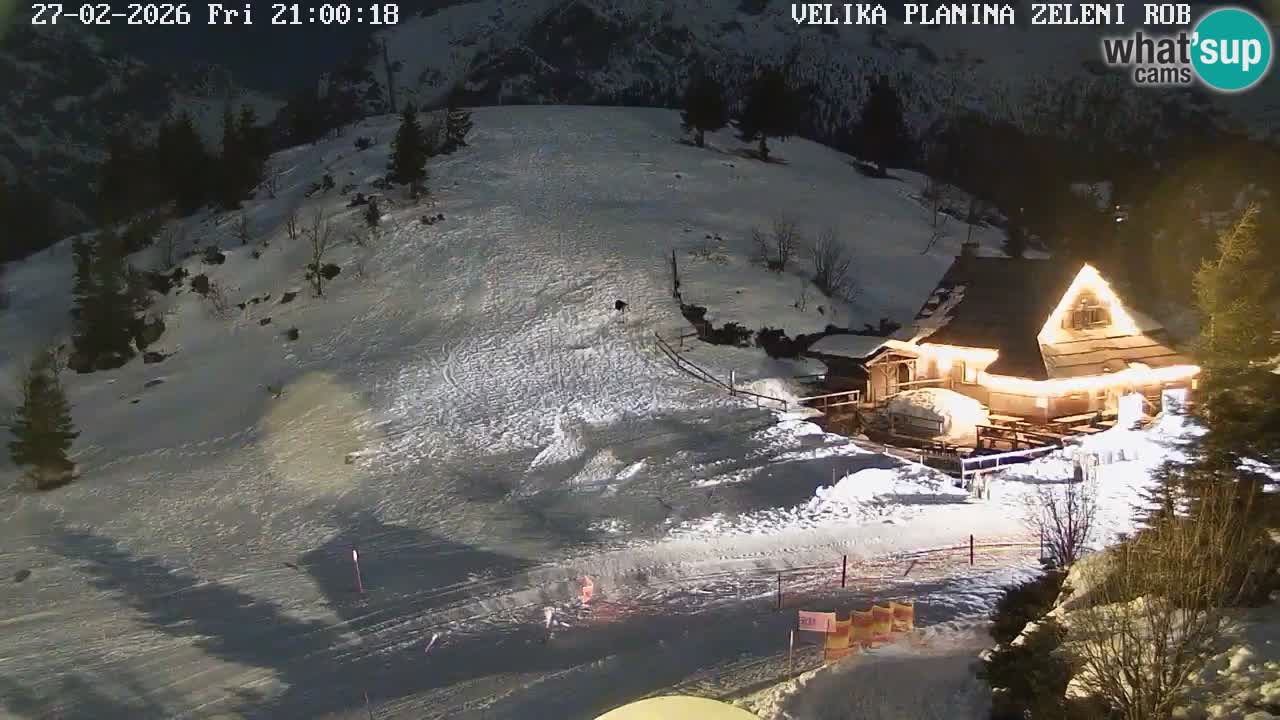 Zeleni Rob | Web kamera Velika Planina