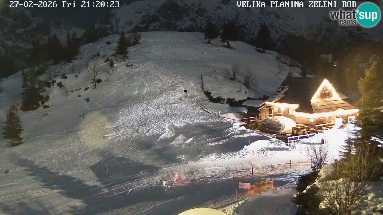 Zeleni Rob | Webcam live Velika Planina