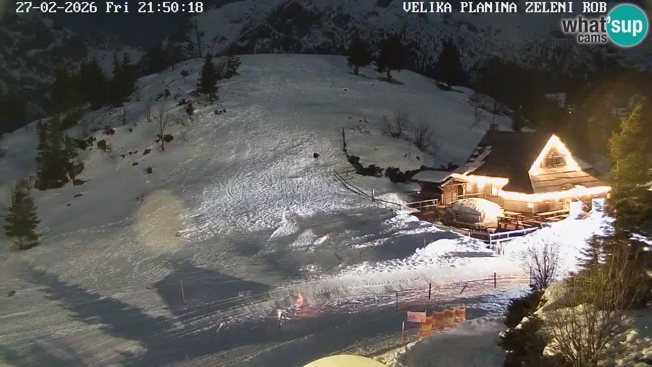 Zeleni Rob | Webcam live Velika Planina